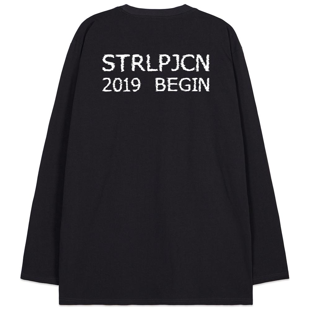 Astral Projection Ap Studio Begin Oversized Long Sleeve T-Shirt_Charcoal Xl