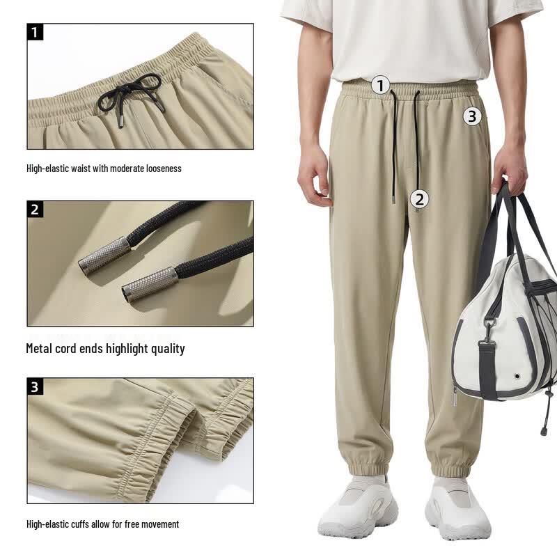 Warrior Men's Lightweight Quick-Dry Tapered Sports Pants