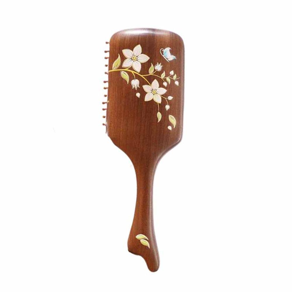 Anti Static Sandalwood Hair Comb Portable Air Bag Massage Comb Air Cushion Comb  Curly Hair