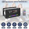 DIY Bluetooth-Compatible Speaker Kit LED FM Radio USB Mini Home Sound Amplifier with Digital Display Soldering Project Practice