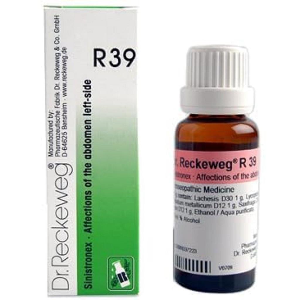 @ Dr. Reckeweg R39 Sinistronex Affections Of The Abdomen 22ml UKZQ18 50%off