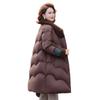 YAYA Women's 2025 Winter Long Duck Down Coat with Fur Collar