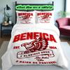3pcs Duvet Cover Set, SL Benfica Digital Print Bedding Set, Soft Comfortable Bedclothes For Bedroom, Guest Room