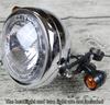 4mm Steel Headlight Bracket Turn Lights Bracket Mount Holder For 41mm Fork 75mm