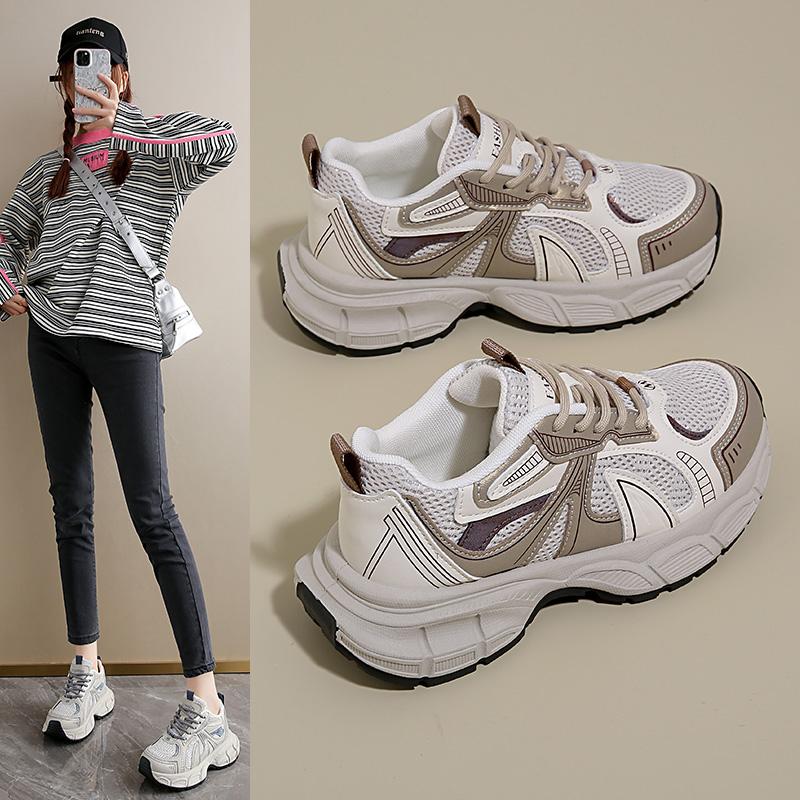 Fashion Women's New Casual Sports Shoes Multi-functional Anti-slip Wear Increase Casual Shoes Street Fashion All Comfortable Daddy Shoes