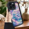 Phone Case: 2D Flat Design Suitable for iPhone 18 17 16 15 14 13 Pro Step Protection Case, Holographic Dolphin, Christmas and Halloween Gift