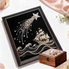 Pearl Meteor DIY Diamond Art Kits 15.7x19.6inch Gem Art Diamond Painting Kits Without Frame for Adults Gift Idea Home Wall Decor