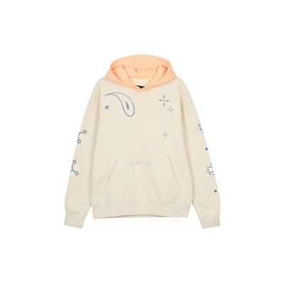 Jordan Sudadera Casual con Bloques de Color y Estampado de Flor de Anacardo para Hombre Tops Amarillo Claro DO2504-235