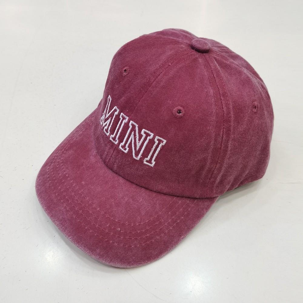 Modische gewaschene Baumwoll-DAD MAMA MINI Stickerei Kappen Verstellbare Vintage Baseballkappe Atmungsaktiv Eltern-Unisex Baseballmützen Geschenke