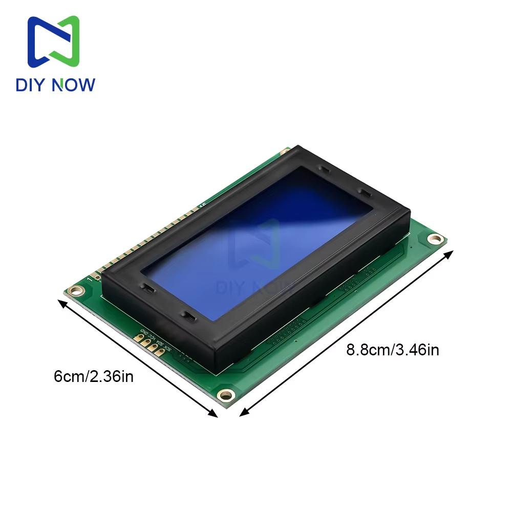 1604LCD 5V Display Module Compact Size Long Lifespan for Industrial Electronics blue-green screen AIP31066 controller