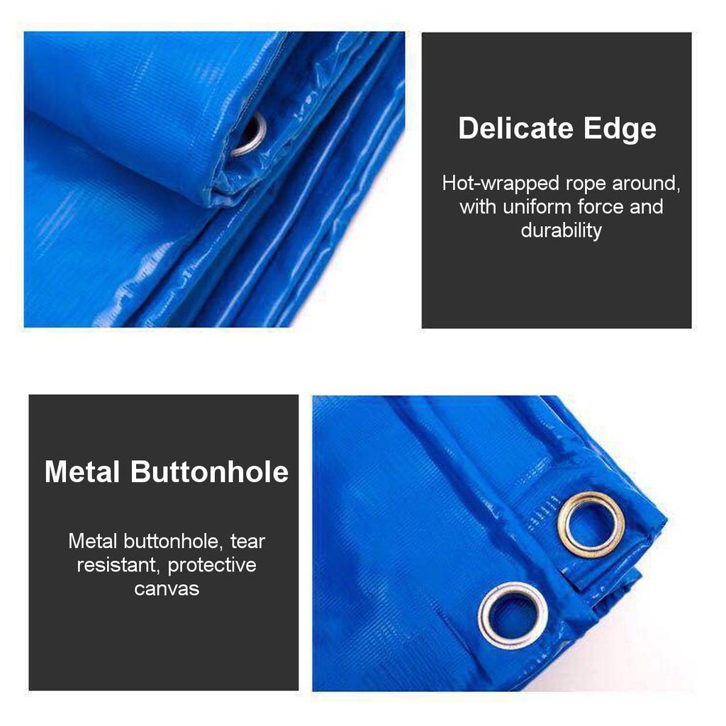 Foldable Waterproof Outdoor Blue Pool Fish Tank Pond 1x1.5x0.6M PVC Coated Banner Anti-UV Swimming Pool Blue Movable Blue Coated Banner