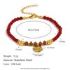 European & American Fashion Temperament 18K Gold-Plated Stainless Steel Fruit Beaded Personalized Women's Bracelet