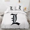 3D Print Anime Death Note Bedding Set Single Twin Full Queen King Size Bed Set Adult Kids Bedroom Duvet Cover Sets Home Textiles