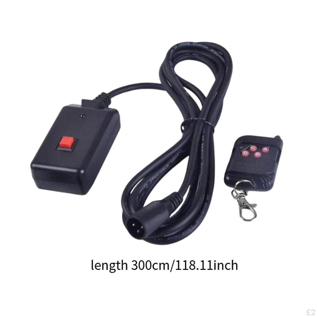 Fog Machine Controller Indoor Outdoor Use Remote Control Receiver 4 Keys for 400W