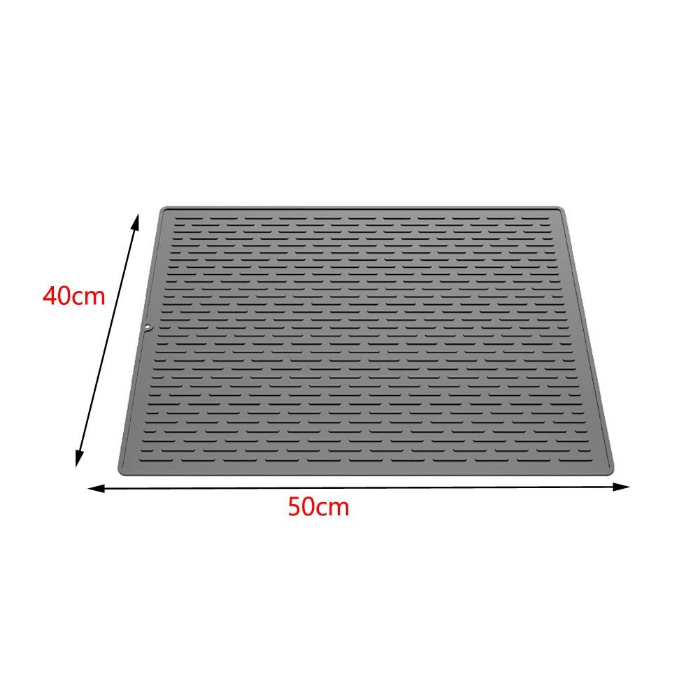 Protection de plan de travail Tapis en silicone pour friteuse à air Four 50x40cm Antidérapant