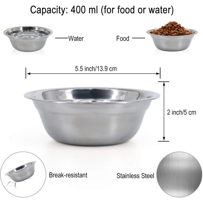 New Product Elevated Dog cat Bowls Adjustable Raised Pet Bowl Stand Feeder Anti slip Non Toxic