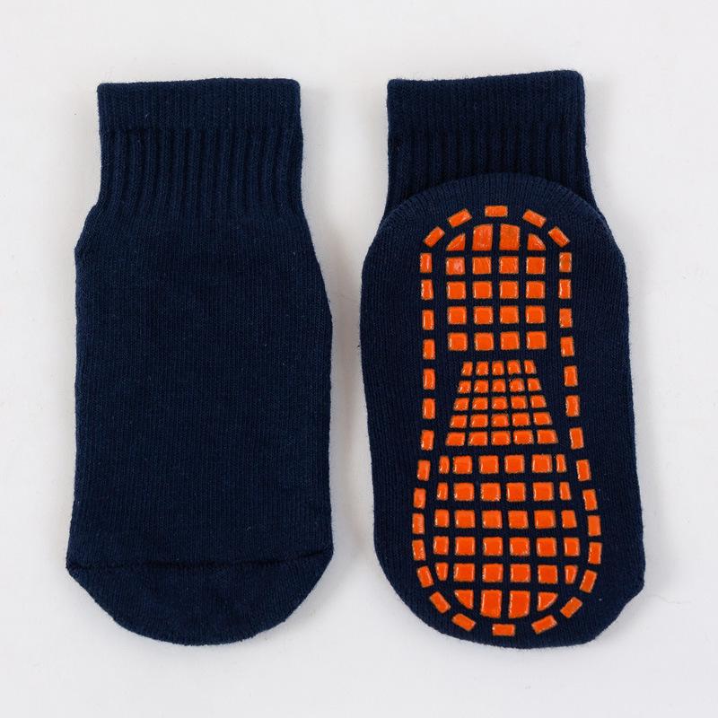 

Нескользящие детские и ясельные хлопковые носки для дома для холодной погоды Small Child (1-5 years, up to size 29) темно-синий