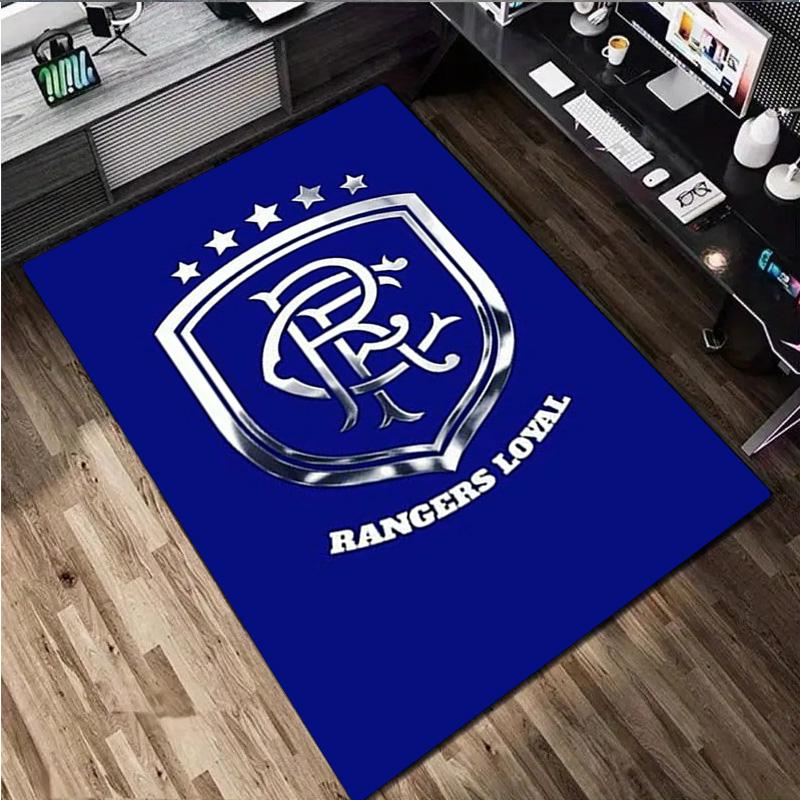 1Pc Rangers Football Club Print Rug - Home Decoration Carpet For Living Room Bedroom Flooring Computer Chair Area Rug