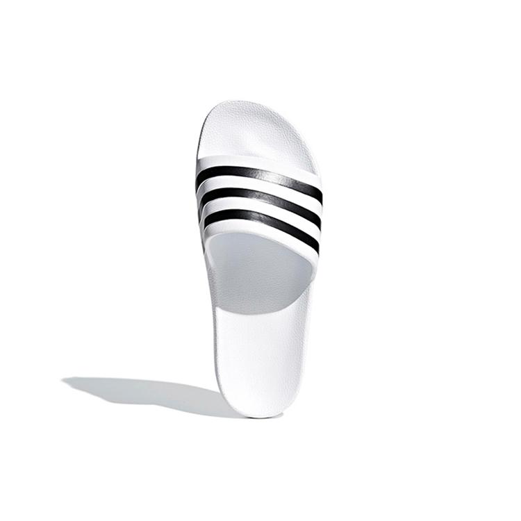 New Adidas Adilette Aqua Slides Cloud White F35539