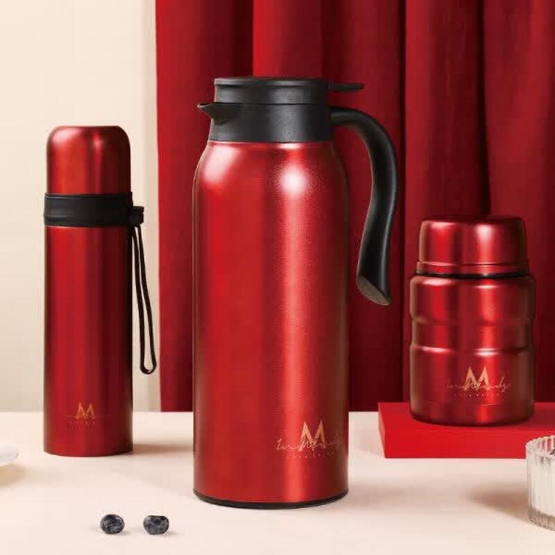 INMINDS Portable Insulated Cup & Thermos Set
