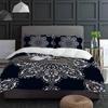 Mandala Abstract Flower 3pcs Bedding Set For Double Bed Home Textile Duvet Cover Quilt Cover Pillowcase