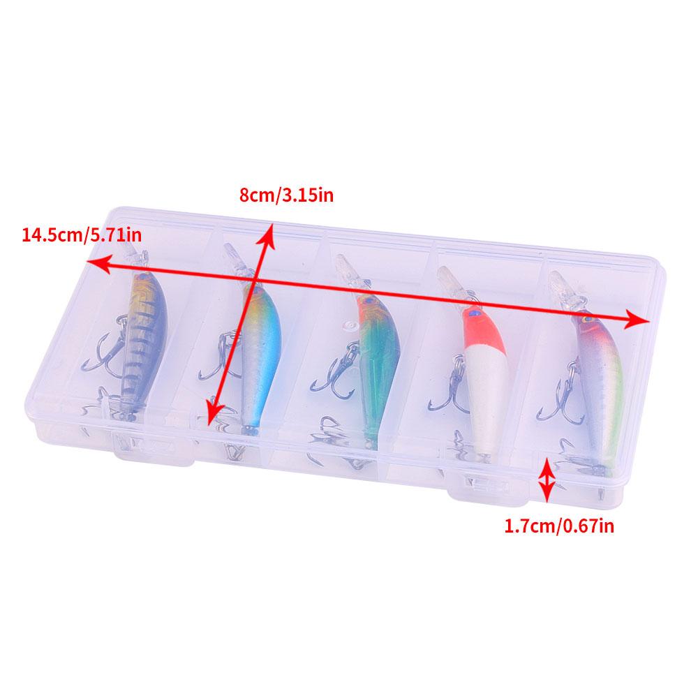 deep drive  Simulation Minnow Fishing Lure Long Casting Hard Lure With 3 Treble Hooks Wobble Fishing Tackles