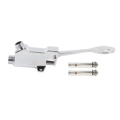 G1 2 Thread Floor Mount Foot Pedal Valve for Hospital Laboratory Factory Water Faucet