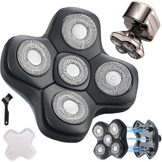 

Новые сменные головки для электробритвы для головы Skull Shaver Pitbull Platinum Pro Butterfly Kiss и Palm, гипоаллергенная электрическая бритва 5d Black