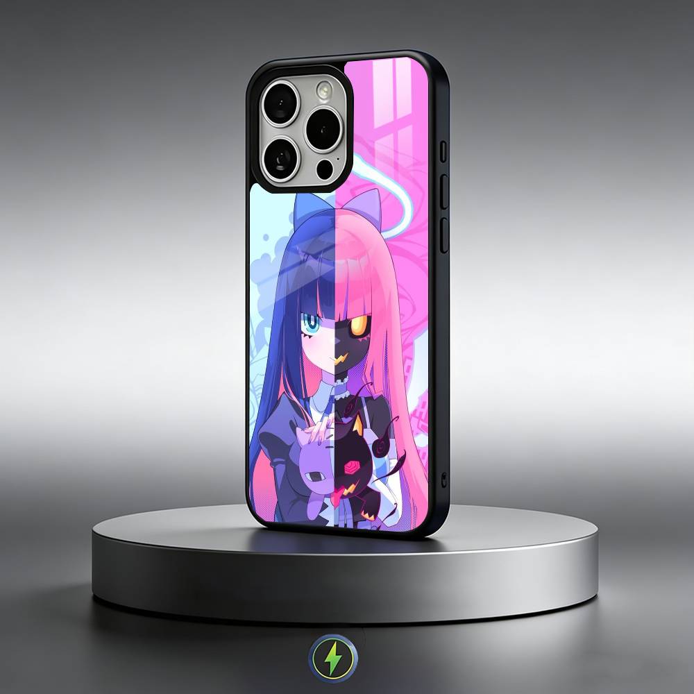 

Panty and Stocking With Garterbelt Phone Case For iPhone17,16,15,14,13,12,11 Plus,Pro Max Magnetic For Magsafe Wireless Charging iPhone12PROMAX