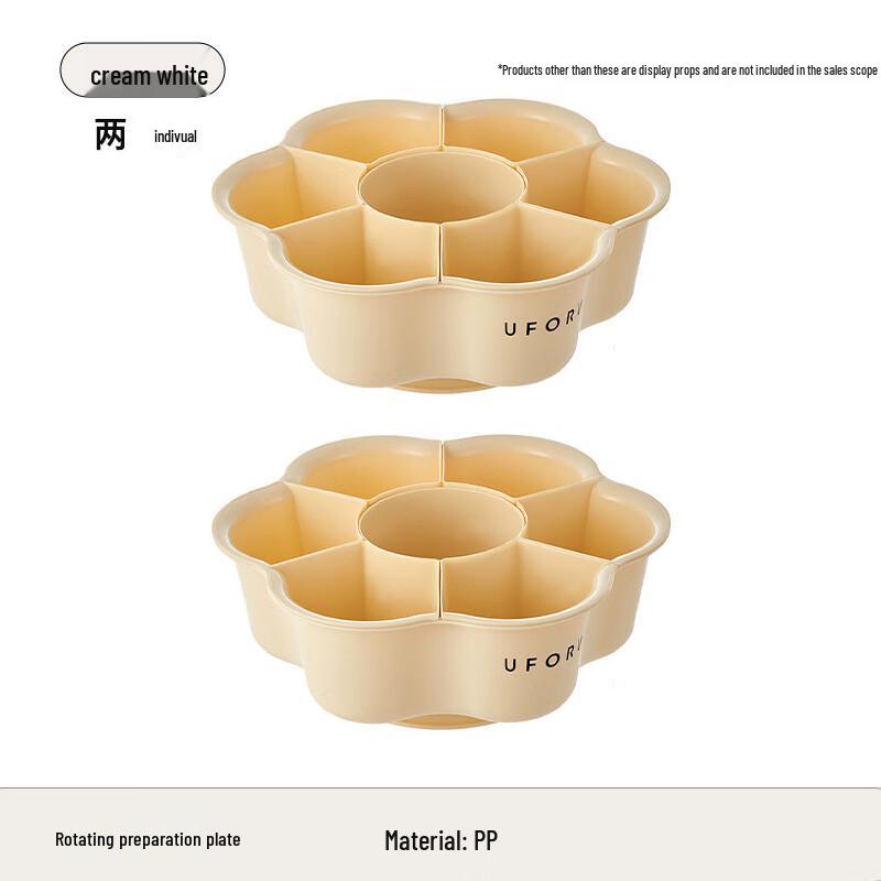 ZISIZ Rotatable Kitchen Prep Tray with Drain Basket