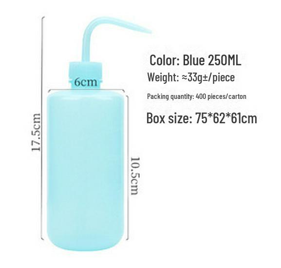 Wimpernreinigungsflasche mit gebogenem Ausguss, 250 ml – ideal für die Pflege künstlicher Wimpern