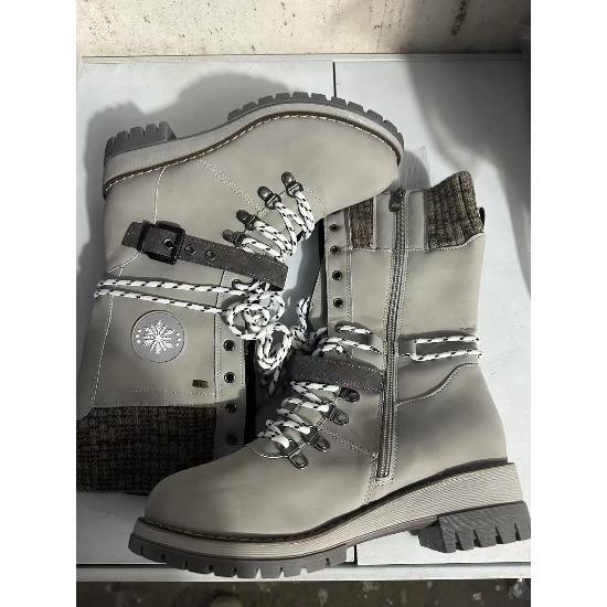 

New Round Toe Mid-Calf Thin Bottom Thick Heel Knight Boots Women s Crossbelt Leather Boot Street Style Winter Rubber Sole 36