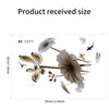 New Chinese Simple and Elegant Flower Butterfly Sticker Bathroom Waterproof Toilet Cover Toilet Sticker Self-adhesive