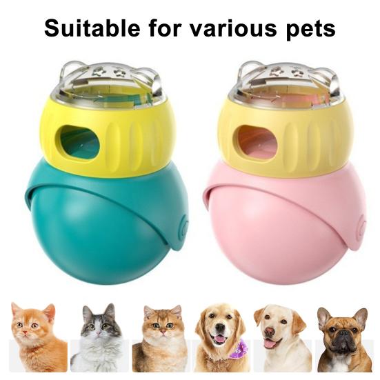 Interactive Treat Dispensing Toy for Dogs Cats Slow Puzzle Feeder Toy for IQ Training Mental Enrichment