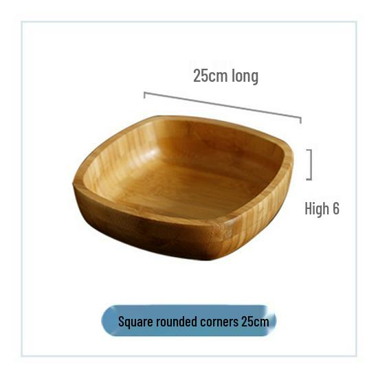 Creative Bamboo Wood Salad and Fruit Bowl for Dining and Restaurants