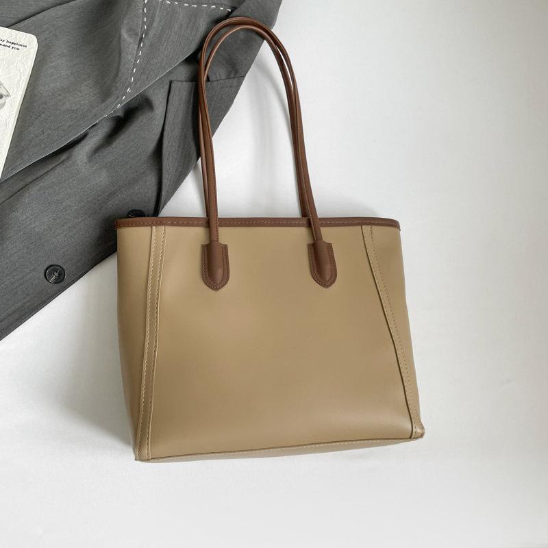 

Atmospheric commuter texture handbag 2025 new versatile fashion Korean version single shoulder underarm bag temperament tote bag tide хаки