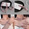 Elegant Pink Double Layer Bead Bracelet For Women Perfect For Gift Giving And Style