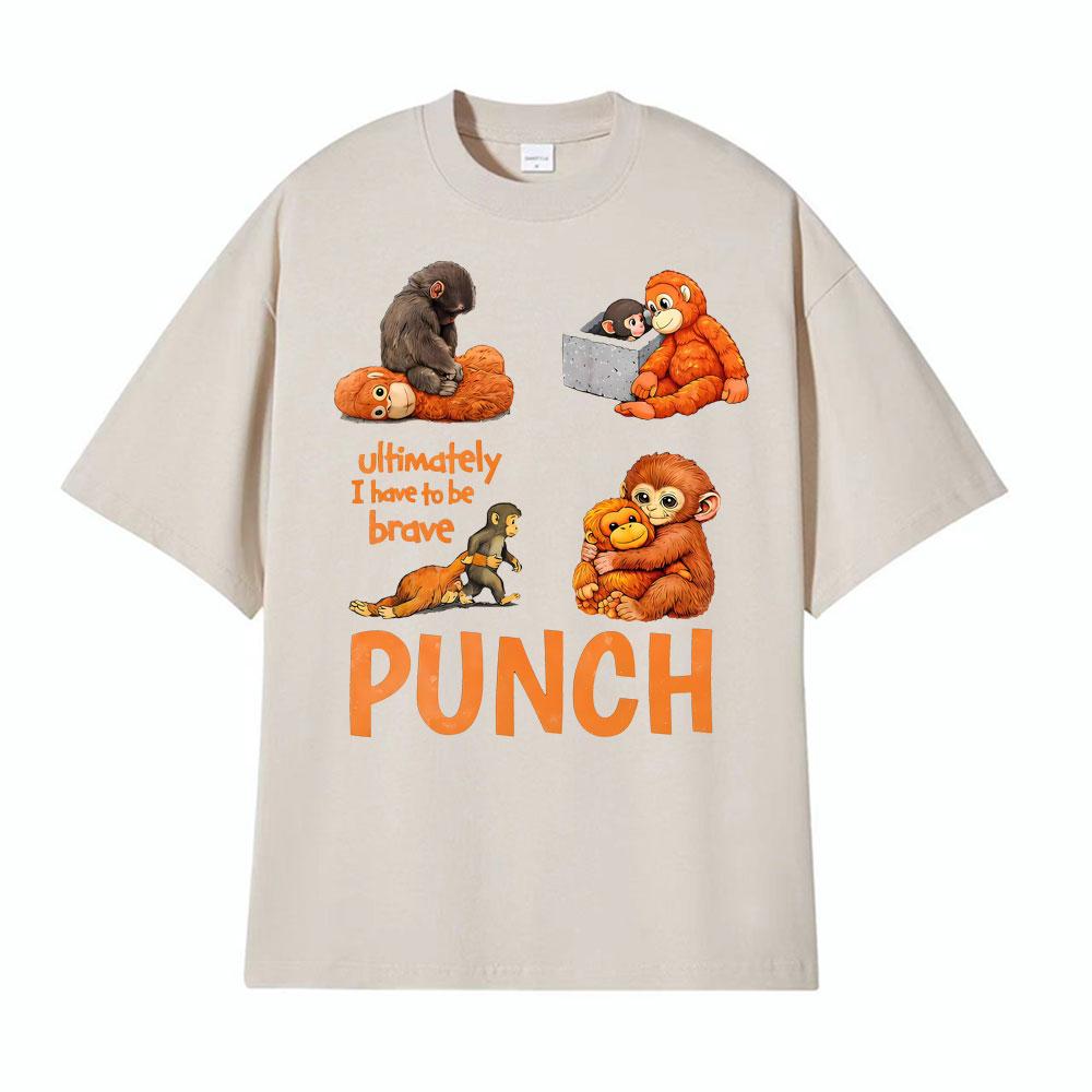 Baby Punch Monkey Lonely Punch Essential Tshirts Men Women Summer Fashion Style Classic T Shirt 100 Cotton ONeck Tshirt Tops