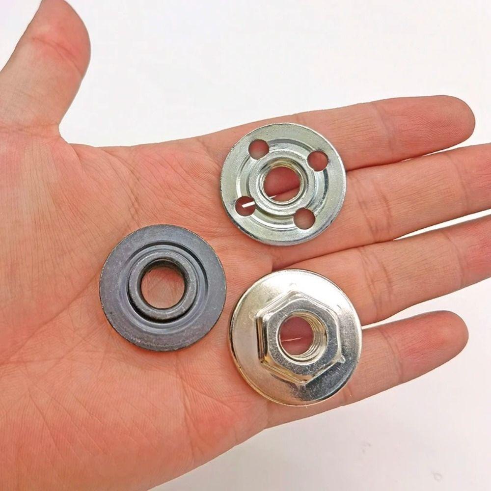 Hexagon Nut Angle Grinder Pressure Plate M10 Pressure Plate Cover New Inner Outer Flange Nut