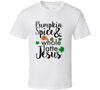 Pumpkin Spice And A Whole Latte Jesus Tee Unisex Fall Holiday Christian T-Shirt