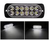Rücklicht 12 LED stark 12V-24V Farben klein Weiß, Off-Road