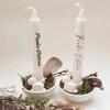 DIY Handmade Round Candle Bowl Insertion Platform Candle Bracket Concrete Ceramic Mold Resin Candlestick Craft Mold