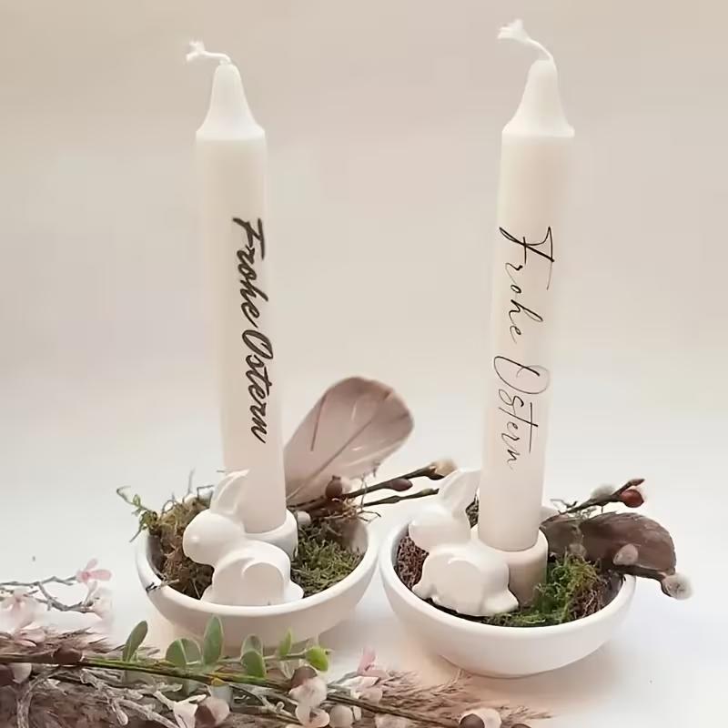 DIY Handmade Round Candle Bowl Insertion Platform Candle Bracket Concrete Ceramic Mold Resin Candlestick Craft Mold