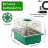 4/5/6 Heads Full Spectrum USB 5V LED Grow Light with Seedling Starter Tray Greenhouse Plant Growing Lamp for Seedlings