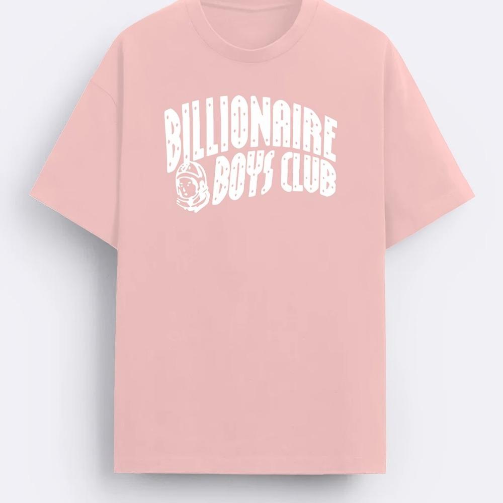 Men's Trendy BILIONAIRE Print Short Sleeve T-Shirt Casual Round NeckMachine Washable Leisure Style Conventional Version