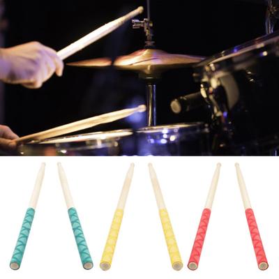 1 Pair Versatile Soft DIY Drumstick Wrap Cover Antiskid Professional Drumsticks Percussion for Musicians