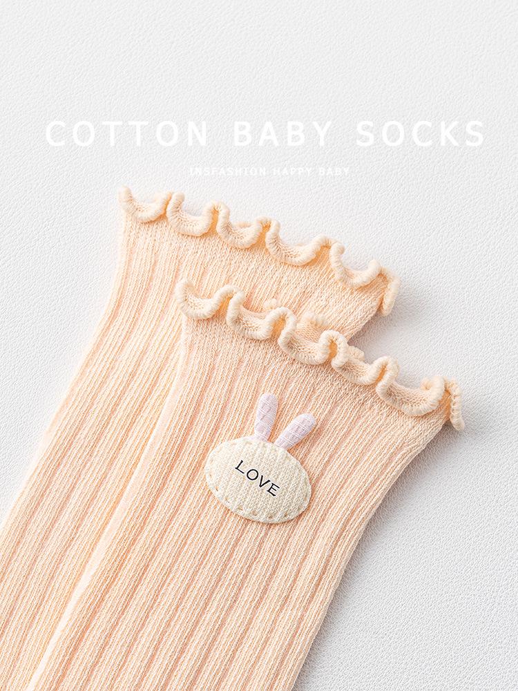 Infant & Toddler Cotton Leg Socks: Non-Binding, Long Tube, Unisex, 0-3 Years, All Seasons