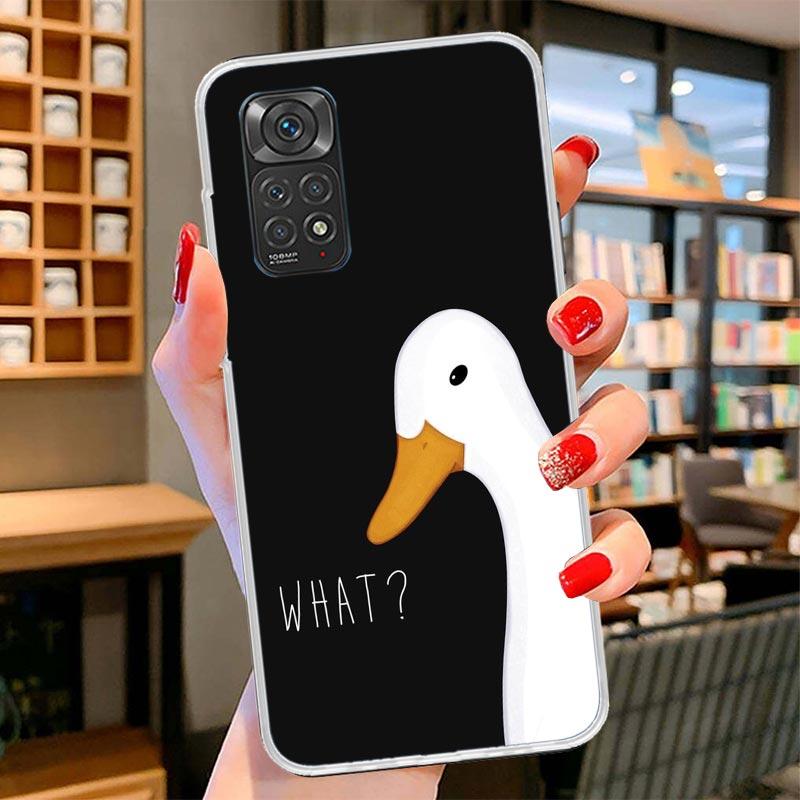 Cartoon Cute Goose Game Cover Phone Case For Xiaomi Redmi Note 15 14 13 12 11 10 Pro Plus 14S 12S 11S 11T 11E 10S Soft Fundas Sh