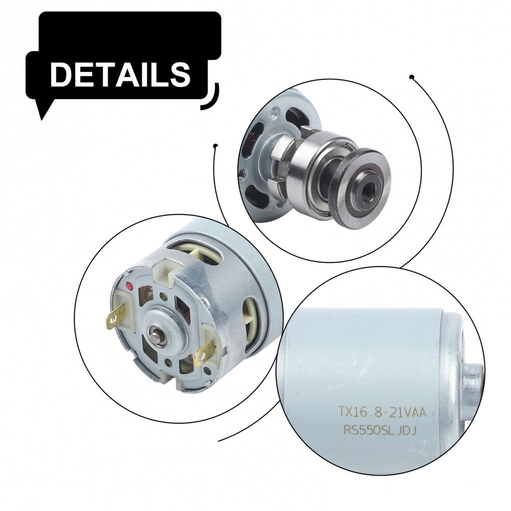 RS550SLJDJ Motor Lithium Winkelmotor Präzisionsschleifleistungsmotor Ersatzteil