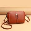 Leather Women's Bag First Layer Cowhide Mother Bag New Trendy Fashion Shoulder Messenger Bag Shell Bag Small Bag